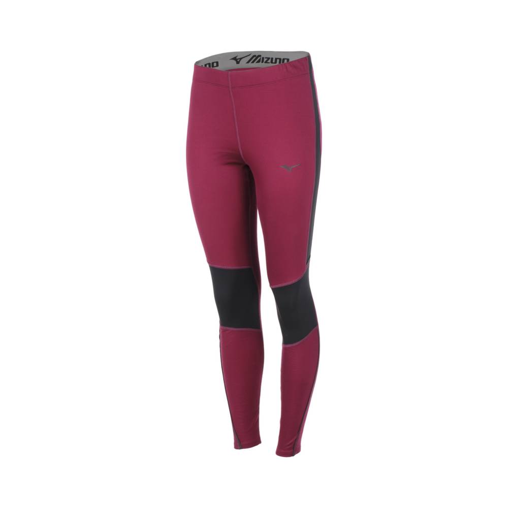 Mallas Mizuno Breath Thermo® Mujer Moradas/Negras Outlet RNZF-97135